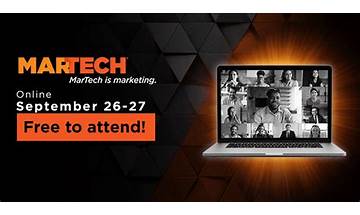 Join us online THIS WEEK for MarTech… for free